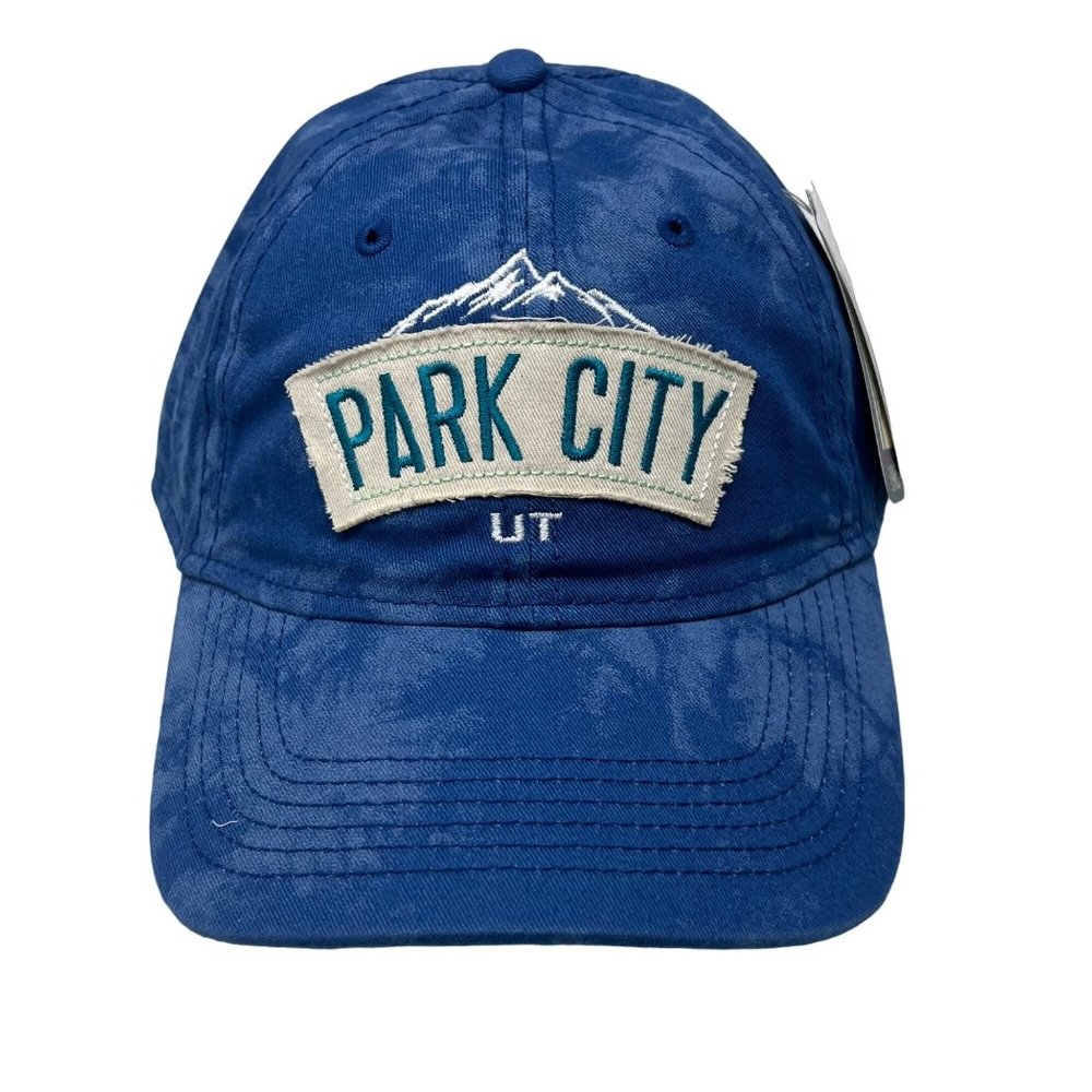 Ouray Epic Tie Dye Cap Men's OS Park City Daylight Blue Adjustable Outdoor NEW